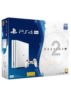 Игровая приставка Sony PlayStation 4 Pro 1Tb White (CUH-7016B) + Destiny 2 